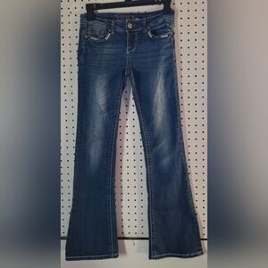 Grace In LA Girls Lowrise Bootcut Size 12 Western Cowboy 24x27